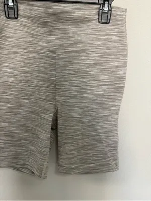 Outdoor Voices Flow 7" Bike Shorts Heathered Oatmeal Size S Small thumbnail 6