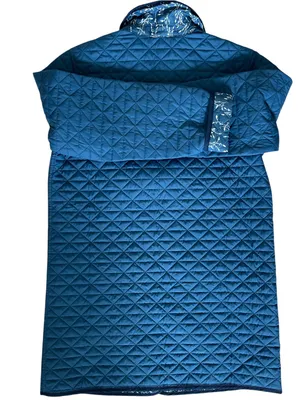 Lands End Barn Jacket Women Quilted Reversible Coat Pimaloft Lightweight Size S thumbnail 2