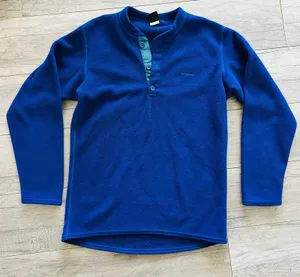 Patagonia Vintage Women's‎ Capilene Fleece Sweater Snap XS Blue thumbnail 1