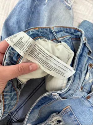 Women's Abercrombie & Fitch Blue High Rise Slim Jeans Size 31 thumbnail 4