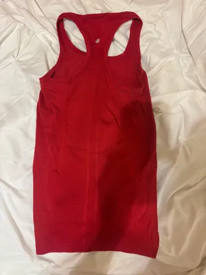 Size 4 Red Lululemon Swiftly Tech Tank Top thumbnail 2