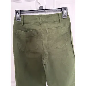 J.Crew $118 Lizzie High Rise Patch Pocket Wide Leg Pant Pine Green Size 24T thumbnail 10