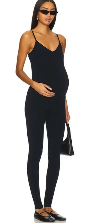 Hatch The Body Rib Unitard in Black thumbnail 1
