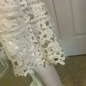 Unbranded Self-Portrait Lace Midi Dress White Size Small. thumbnail 6