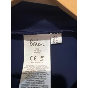 Boden Womens Navy Blue Neon Pink Quarter Zip Cap Sleeve Rash Guard Top Size 2 thumbnail 2