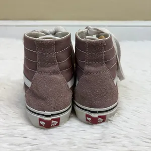 Vans Old Skool Hi Top Lavender Purple Lace Up Sneakers Unisex Womens 8 Mens 6.5 thumbnail 4