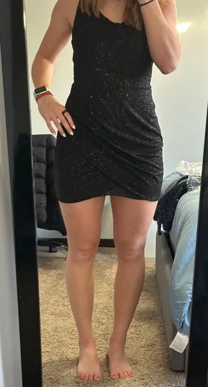 B Darlin black hoco dress thumbnail 1