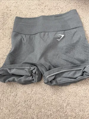 Gymshark Charcoal Seamless High-Waist Bike Shorts thumbnail 2