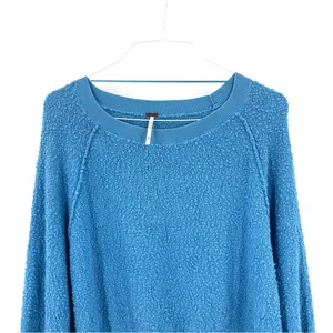 Free People Found My Friend Pullover Balloon Sleeve Popcorn Knit Sweater thumbnail 5