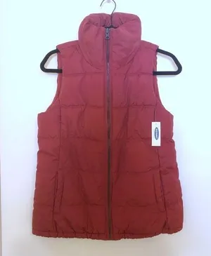 Old Navy Frost-Free Puffer Vest, small, NWT thumbnail 1