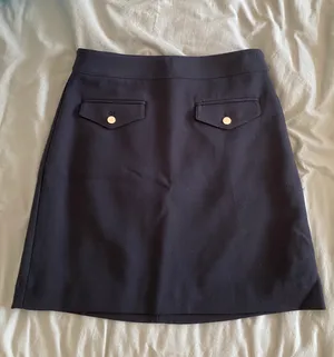 A-Line Black Mini Skirt thumbnail 1