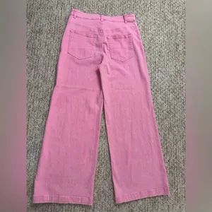 Entro Wide Leg Pants-Pink Size Medium. #206 thumbnail 9