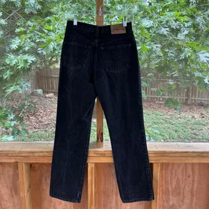 Express Bleus Women's Vintage 90's Era Black Bootcut Jeans Size 5/6 27" Waist thumbnail 2