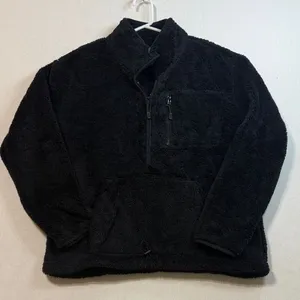 PINK Victoria's Secret Black Puffer Jacket thumbnail 1
