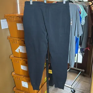 Hollister Y2K Black Joggers High Rise Sweatpants Logo Graphic Size Small thumbnail 6