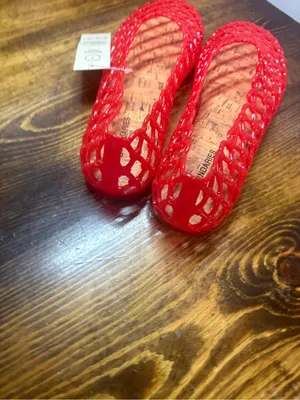 No boundaries red jelly flats size 9 thumbnail 6