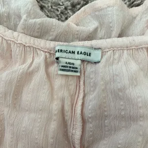 American Eagle light pink tie back tank top Sz L thumbnail 5