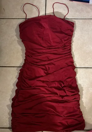 Red Mini Princess Polly Dress thumbnail 1