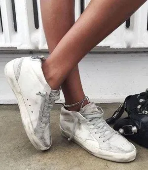 Golden Goose Francy Leather High Top Sneaker Shoes White Women's Size 36 / 6 thumbnail 1