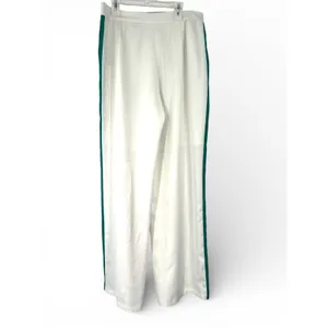 Fleur Wood X Revolve XL Double-Stripe Wide-Leg Track Pants Silk Trouser Luxury thumbnail 4