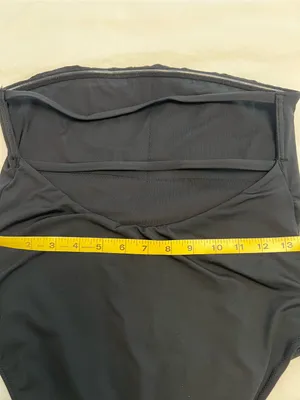 H&M Strapless Black One-Piece Swimsuit - Classic Bandeau Swim thumbnail 7