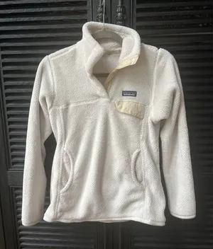 Patagonia Womens 1/4 Button Down Fleece Jacket -‎ Size S thumbnail 1