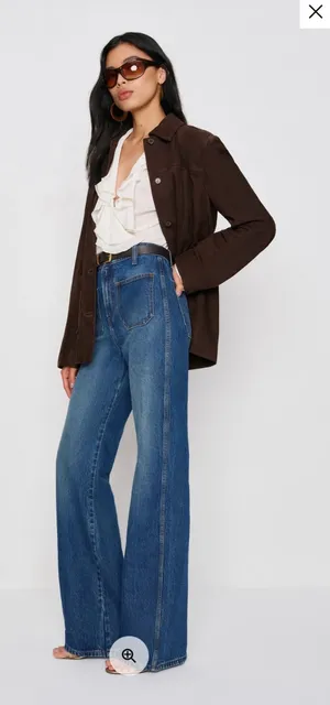 Reformation Alyssa High Rise Wide Leg Jeans thumbnail 1