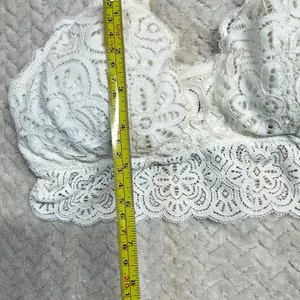 Aerie‎ White Strappy Lace Bralette with padding Size Medium thumbnail 5