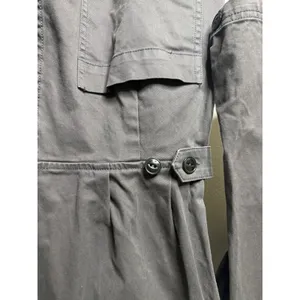 Alex Mill Coveralls long sleeve grey Cotton Twill‎ Utility Jumpsuit Workwear s thumbnail 6