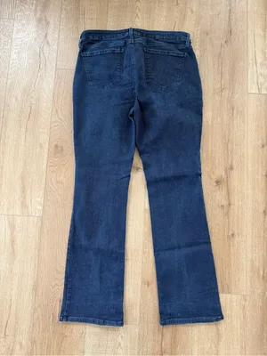 NYDJ Barbara Bootcut Jeans Size 14 Dark Wash Lift Tuck Technology thumbnail 5