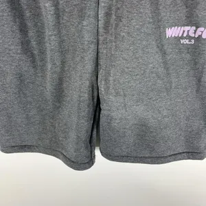 White Fox Boutique Charcoal‎ Grey Vol.3 Logo Sweat Shorts Womens 2XL thumbnail 3
