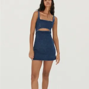 Zara Blue Denim Dress thumbnail 2