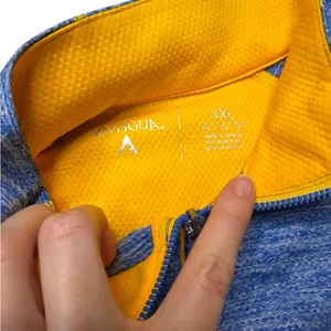 ✨🏀 Golden State Warriors Antigua Blue/Gold ¼ Zip Pullover Men’s‎ XXL 🏀✨ thumbnail 3