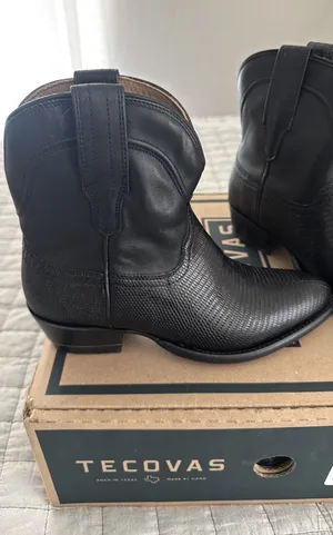 Tecovas Casey Boots Black Size 6.5 thumbnail 1