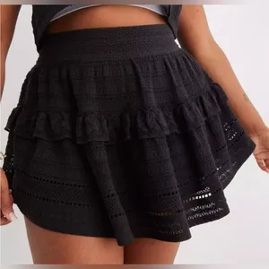 Aerie Rock n Ruffle Mini Skirt! thumbnail 1