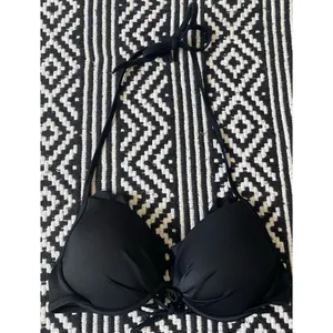 Victoria’s Secret Black Push Up Ruffle Bikinj Top thumbnail 5