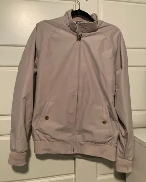 Tan Bomber Jacket Size M thumbnail 1