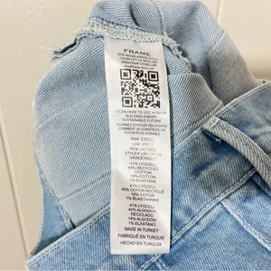 Frame Jeans Vanderbilt Women's Light Blue Low Rise Flare Size 25 thumbnail 8