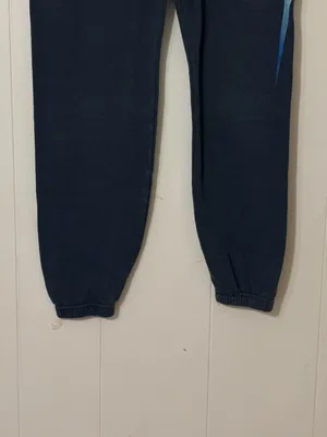 Aviator Nation Rainbow Bolt Sweatpants Charcoal Gray Joggers Size S thumbnail 3