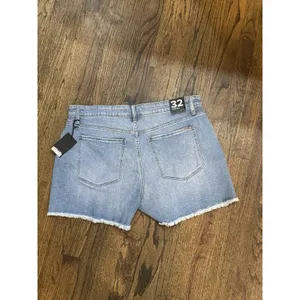 Joes Jeans Relaxed Short Juliet Size 32 Medium Wash‎ Raw Hen High Rise thumbnail 2
