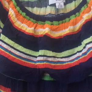 FINAL MARKDOWN Ladies’ indigo Peasant Blouse medium thumbnail 4