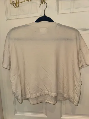MATE the Label Cream Short Sleeve Boxy Tee thumbnail 2