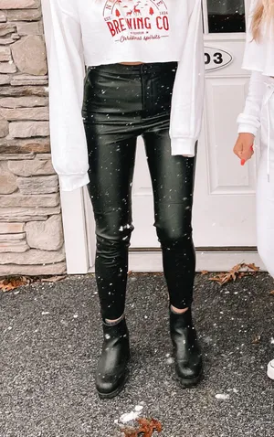 ZARA Leather Pants thumbnail 5