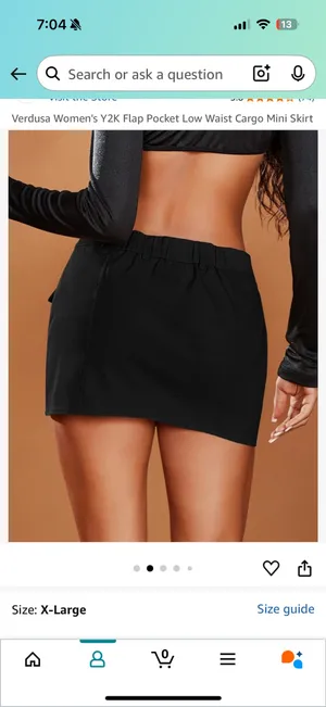 Amazon Mini Skirt Black thumbnail 3