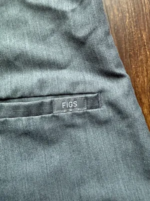 FIGS Women’s Graphite Gray Casma Three Pocket Scrub Top - Size XS thumbnail 6