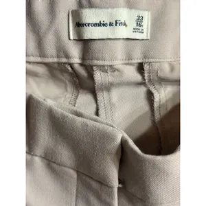Abercrombie & Fitch Women's Sloane Ultra High Wide Pants Trousers Beige 33 X 16R thumbnail 4