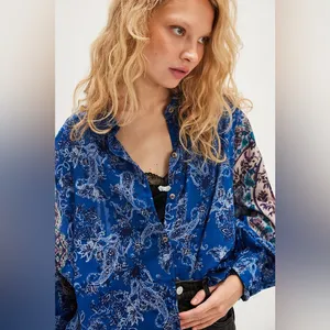 Free People Rose Bud Blouse Size Large NWT thumbnail 4
