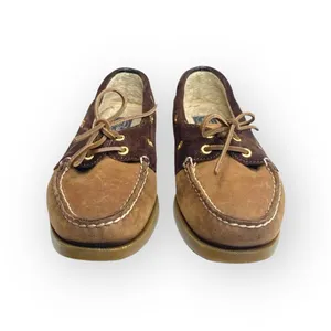 Sperry Top-Sider ™® ✌︎︎ Gold Eyelet Leather Boat Shoes ✌︎︎ 2 Tone Brown ✌︎︎ 6M thumbnail 8