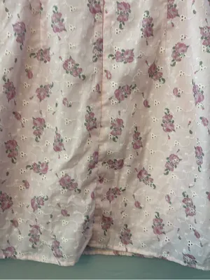 Princess Polly light pink floral eyelet sleeveless ruffle strap sundress size 6 thumbnail 12
