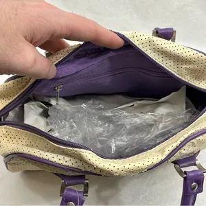 Los Angeles LA Lakers NBA Basketball Perfect Bowler Hand Bag Women’s Purse Read thumbnail 12